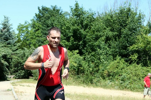 Daniel beim abschließenden Lauf ...