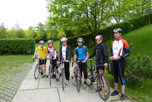 Die Jugend vor dem Start in Jena.